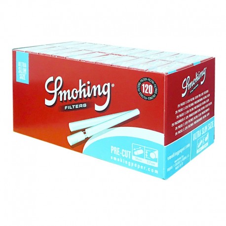 2400 Filtri SMOKING BROWN Ultra Slim 5.7 mm filtro sottile 20 scatoline